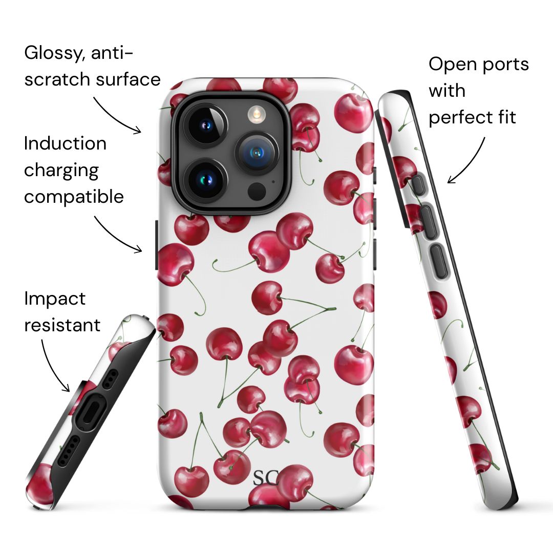 Glazed Cherries iPhone case