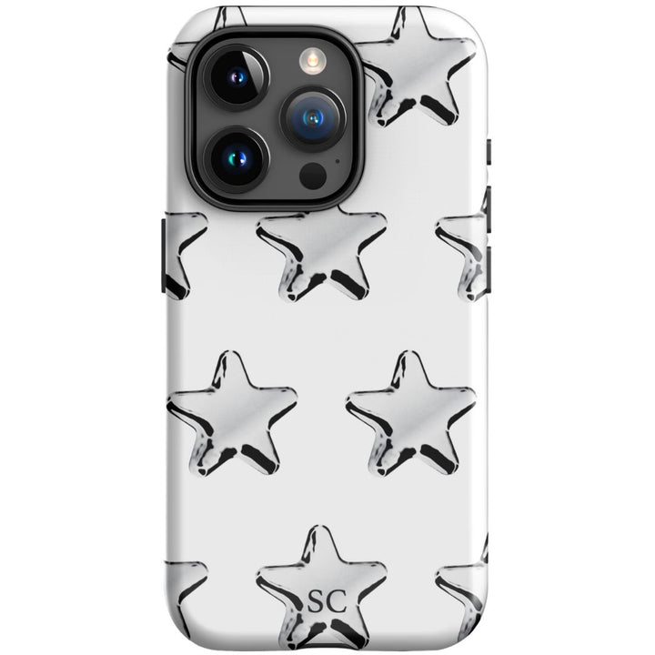 Chrome Stars iPhone Case