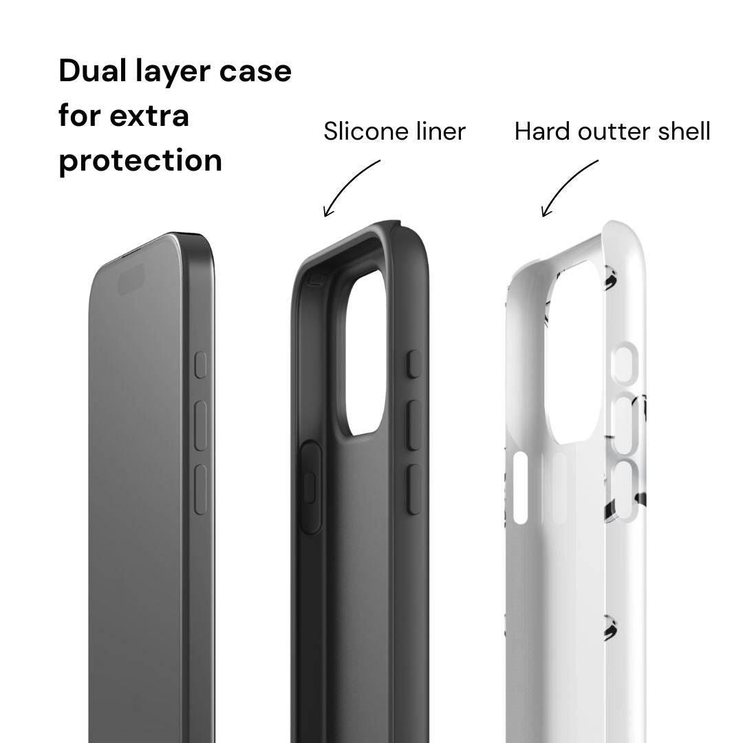 Chrome Stars iPhone Case