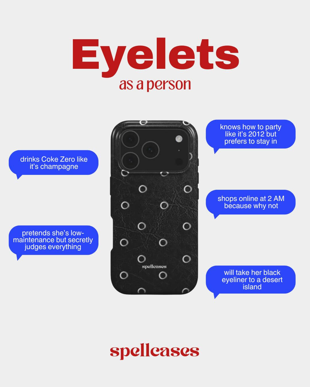 Eyelets iPhone Case
