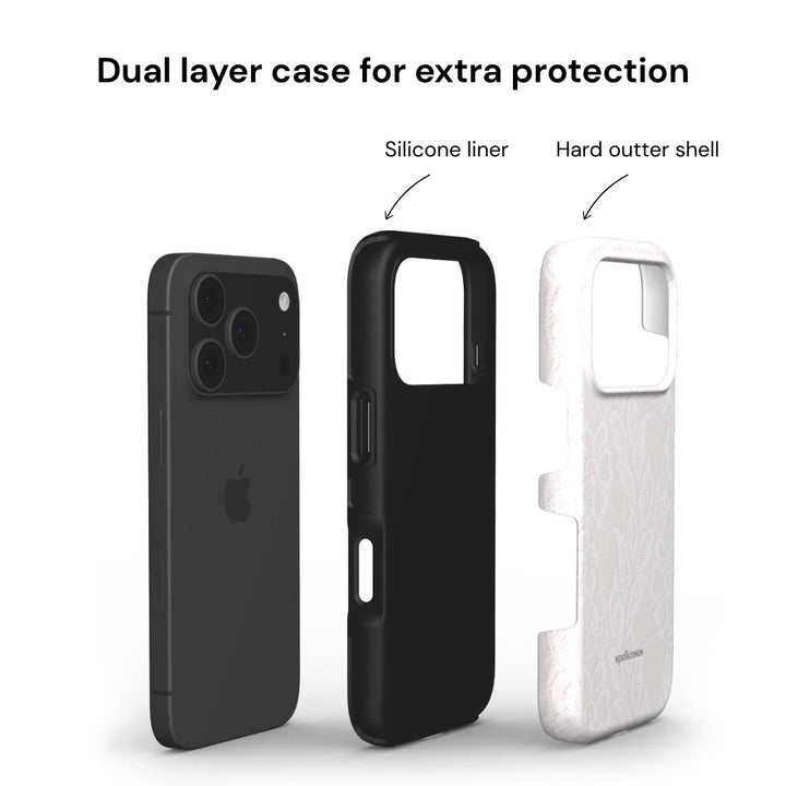 White Lace iPhone Case