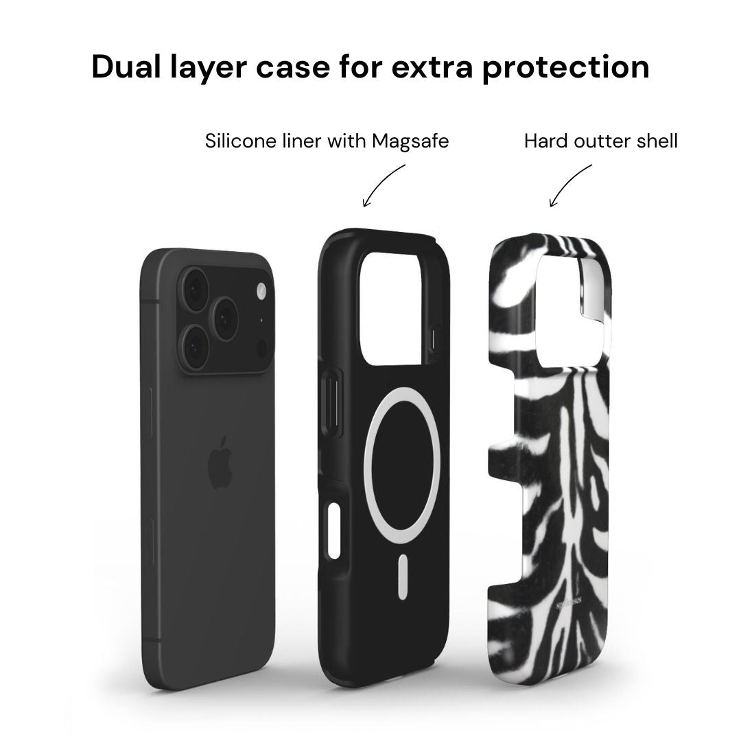 Zebra Crush iPhone Case