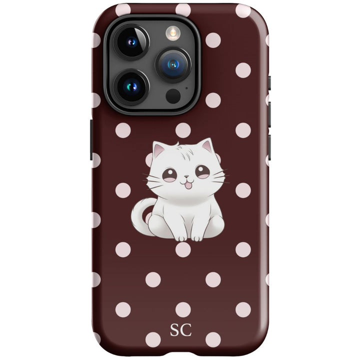 Kitty Dots iPhone case