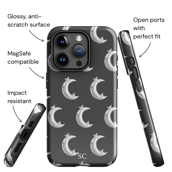 Moon Steel iPhone case