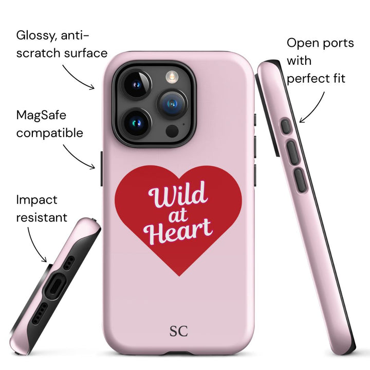 Wild at Heart iPhone case