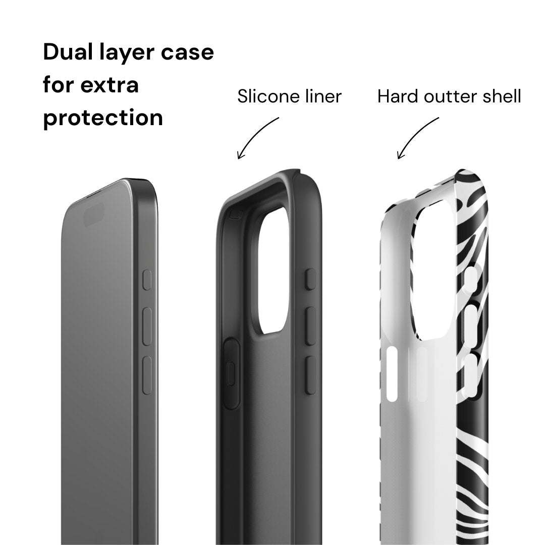 Zebra Crush iPhone Case